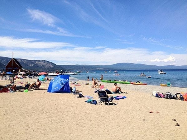 Chambers Landing Beach Lake Tahoe