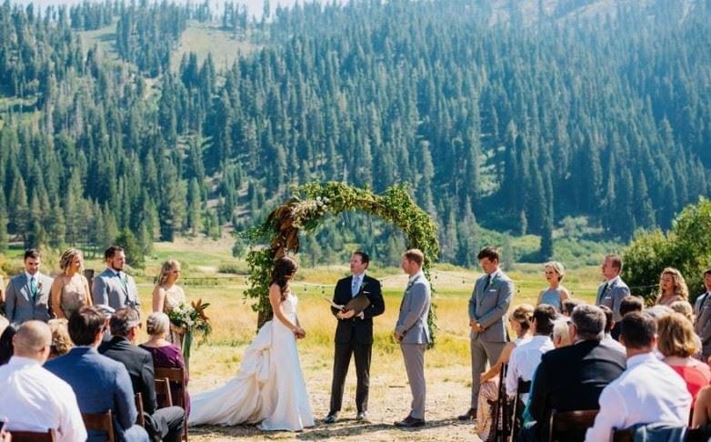 Squaw Valley Stables is a unique tahoe wedding venue in Olympic Valley