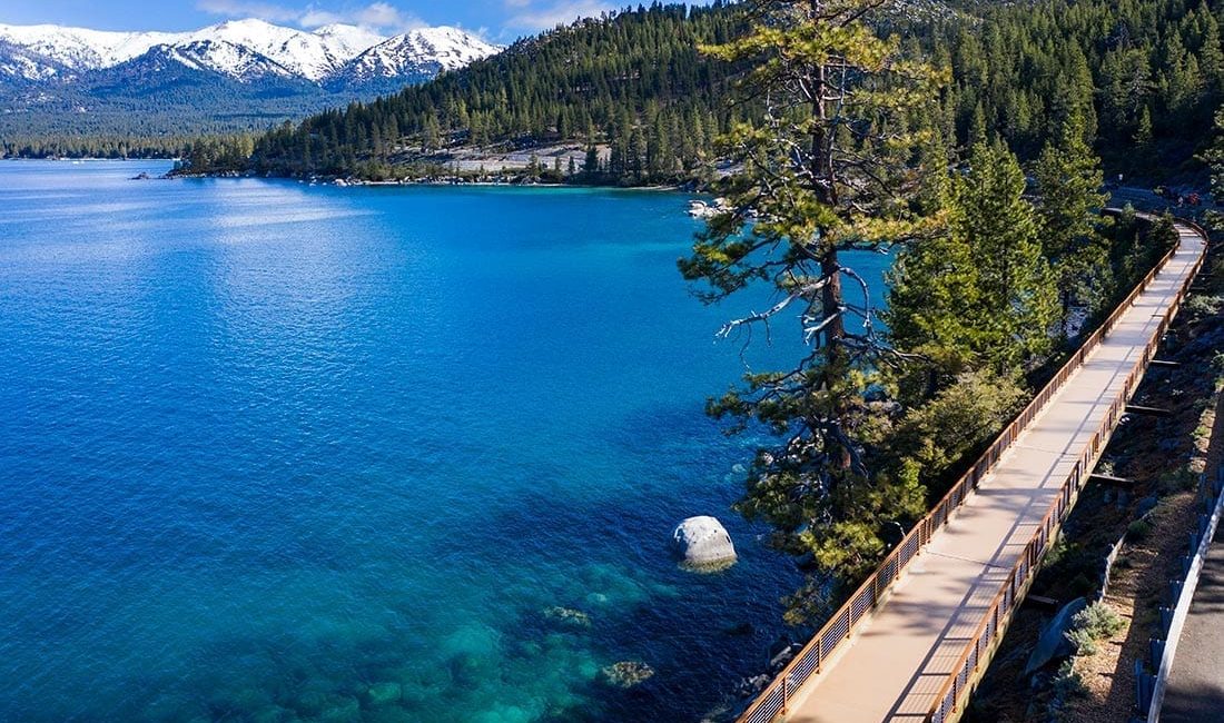 Tahoe East Shore Trail longest bridge