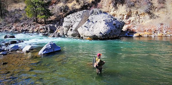 Matt Heron Fly Fishing near Lake Tahoe